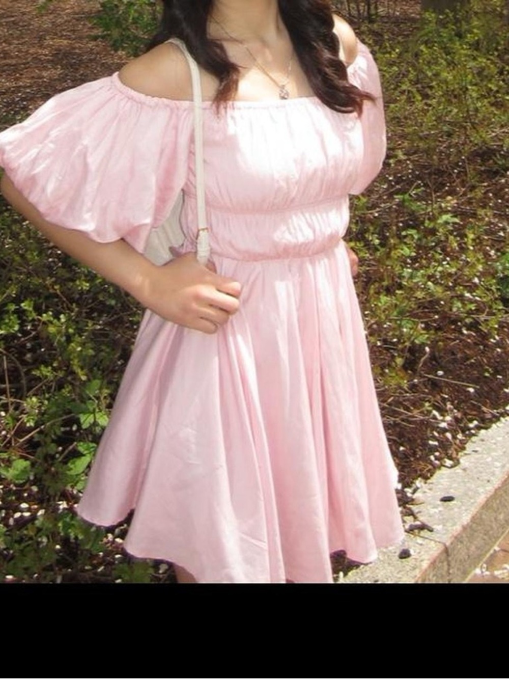 J.ING Light Pink Puff-Sleeve Party Dress - Picture 3 of 4